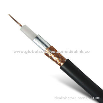 RG6/RG58/RG59 Coaxial Cable, Impedance and 6.8mm Standard Shield